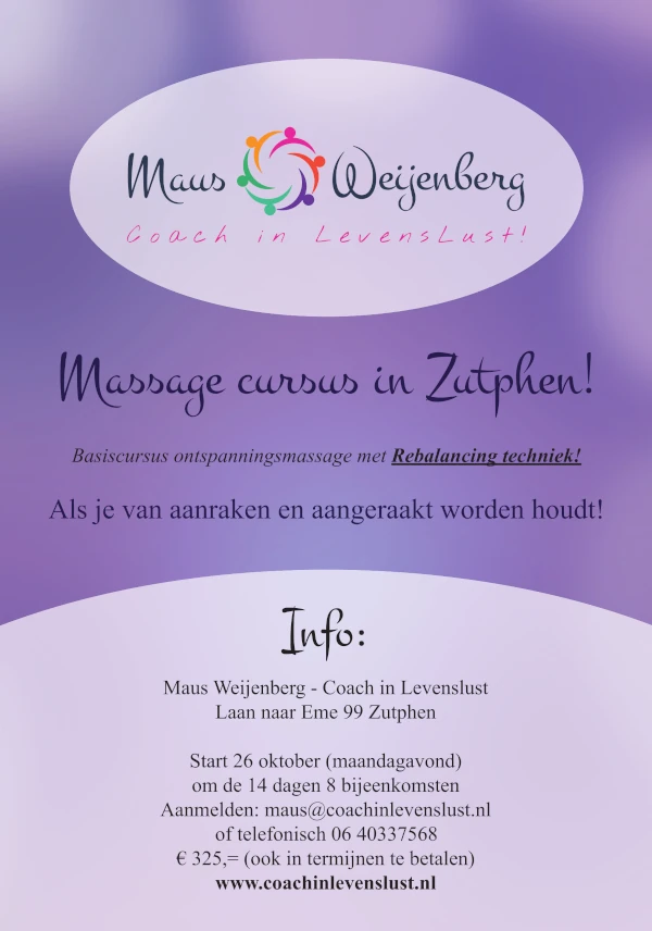 flyer_massage_cursus_08_2025 Massage cursus zutphen